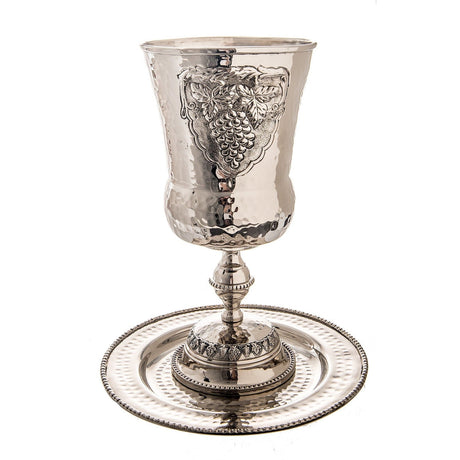 ELIYAHU CUP STAINLESS STEEL GRAPE DESIGN