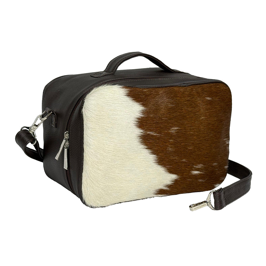 Leather & Cowhide Travel Tallit and Tefillin Bag