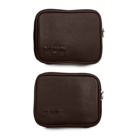 Leather & Cowhide Travel Tallit and Tefillin Bag