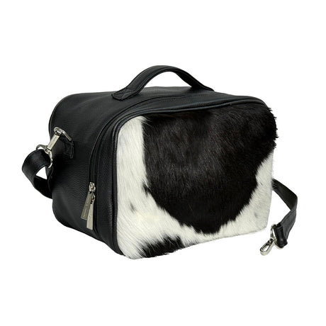 Midnight Ranch Leather & Hair-On-Hide Travel Tote