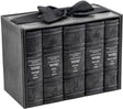 Schottenstein Interlinear Machzor 5 Vol. Mid Size Sefard Faux Leather - Grey