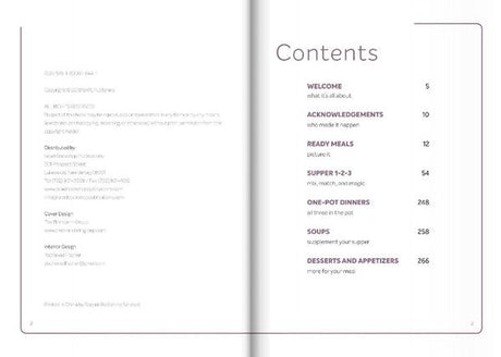 Supper 1.2.3, Cookbook