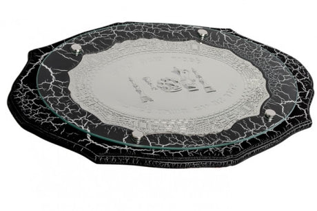 Oval Marble Design Challah Board