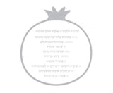 Rosh Hashanah Simanim Card Silver 