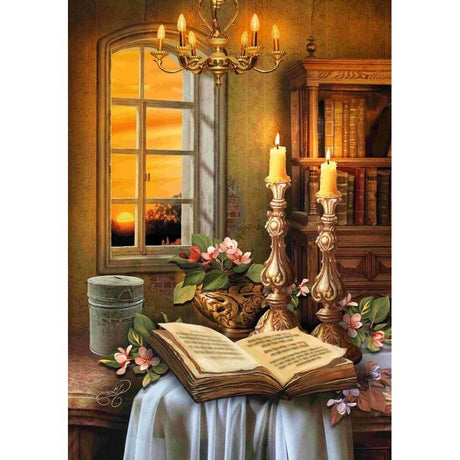Jigsaw Puzzle: Warmth of Shabbos Candles 1000 Pcs.