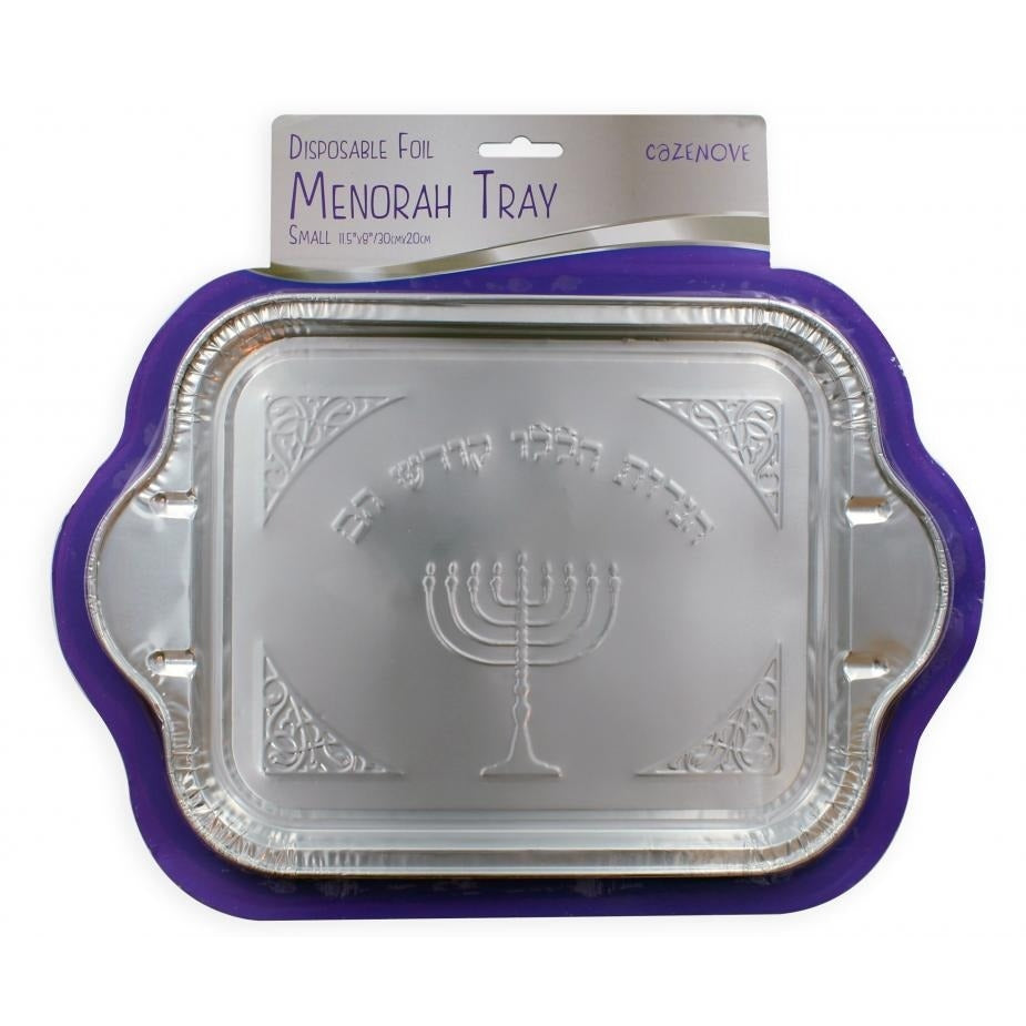 Foil Menorah Tray Small