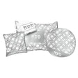 Geometric Laser Cut Pesach Set - Silver