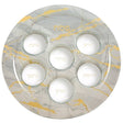 Glass Passover Plate 40 Cm