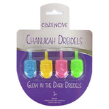 Glow In The Dark Dreidels - 4 Pack