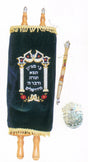 Sefer Torah Large With Velvet Cover -33cm