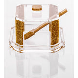 Honey Jar Larger Gold Glitter