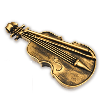 Plastic Violin for Noi Sukkah - Gold