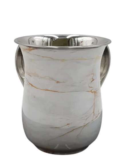 Washing Cup - Stainless Steel - Marble