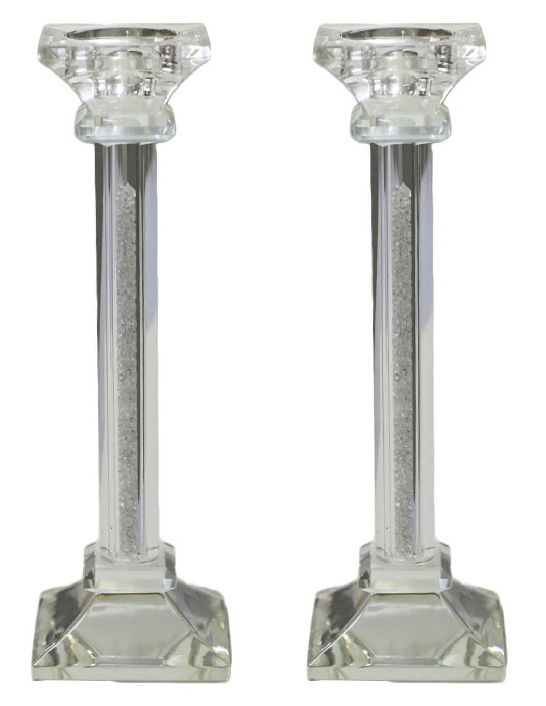 Candlesticks - Crystal - 24 Cm 2 Pk.