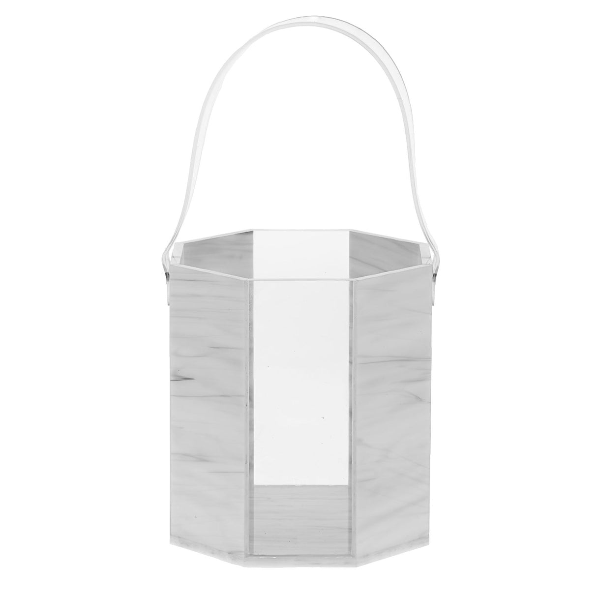 ICE BUCKET LUCITE MARBLE