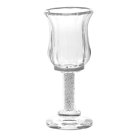 KIDDUSH CUP CRYSTAL WITH TRAY