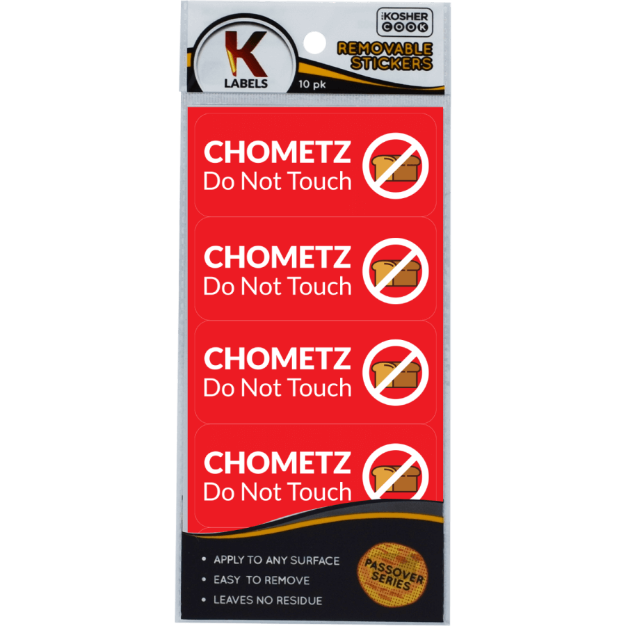 Kosher Cook Pesach labels 10pk- chometz