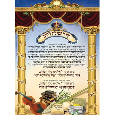 Laminated Poster 20" x 28"- Netilat Lulav # 1