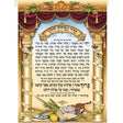 Laminated Poster 20" x 28"- Netilat Lulav