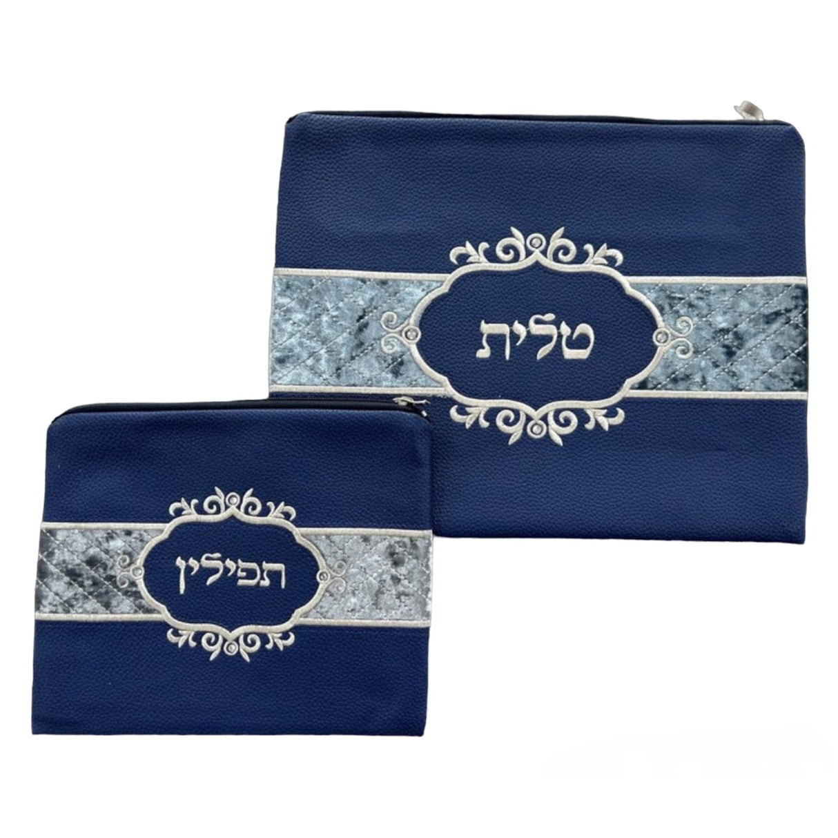 LEATHERETTE TALIT - TEFILIN SET 36*29 CM WITH EMBROIDERY