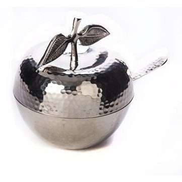 Honey Dish Stainless Steel Hammered