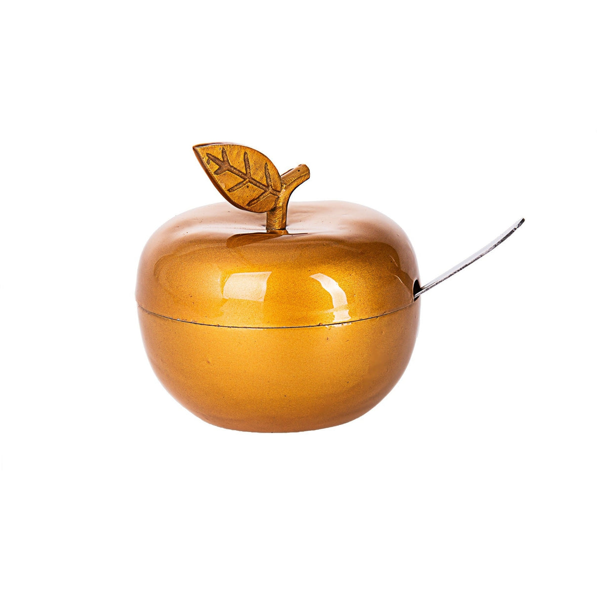 HONEY DISH ENAMEL GOLD