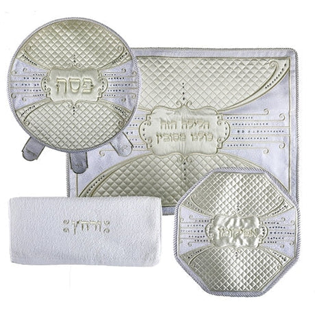 Luxury Passover Set With Stones: Passover, Afikoman And Pillow Covers With Towel