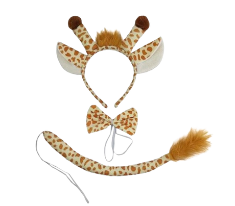 Purim Headband + Tail baby giraffe