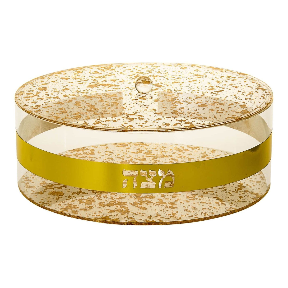 Matzah Holder Gold Flakes