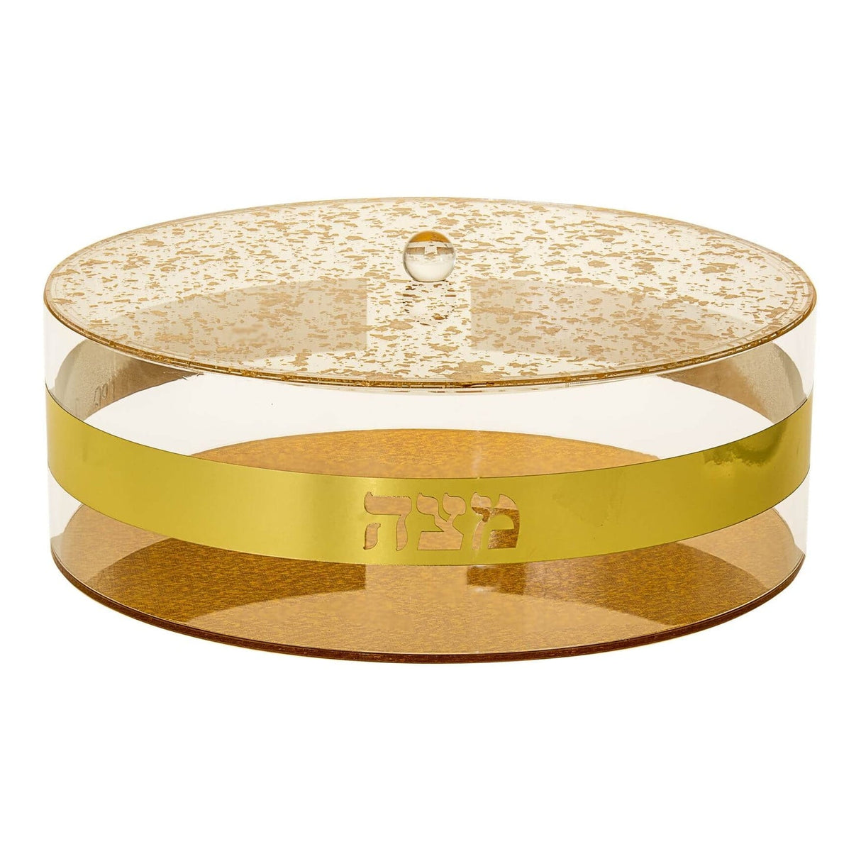 Matzah Holder Gold Solid