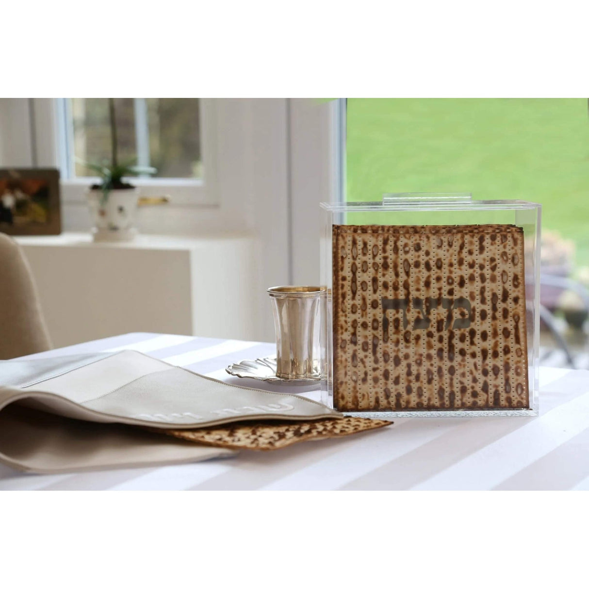 Matzoh box square - Silver