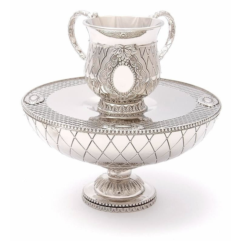 Mayim Achronim Set - Pearl Design-Nickel