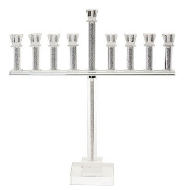 Menorah Crystal With Stones 20'