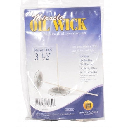 Miracle Oil Wicks 3.5 Nickle 50 pc