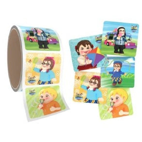 Mitzvah Kinder Smileys Sticker Roll Fun Day Theme