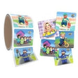 Mitzvah Kinder Smileys Sticker Roll Safety Theme