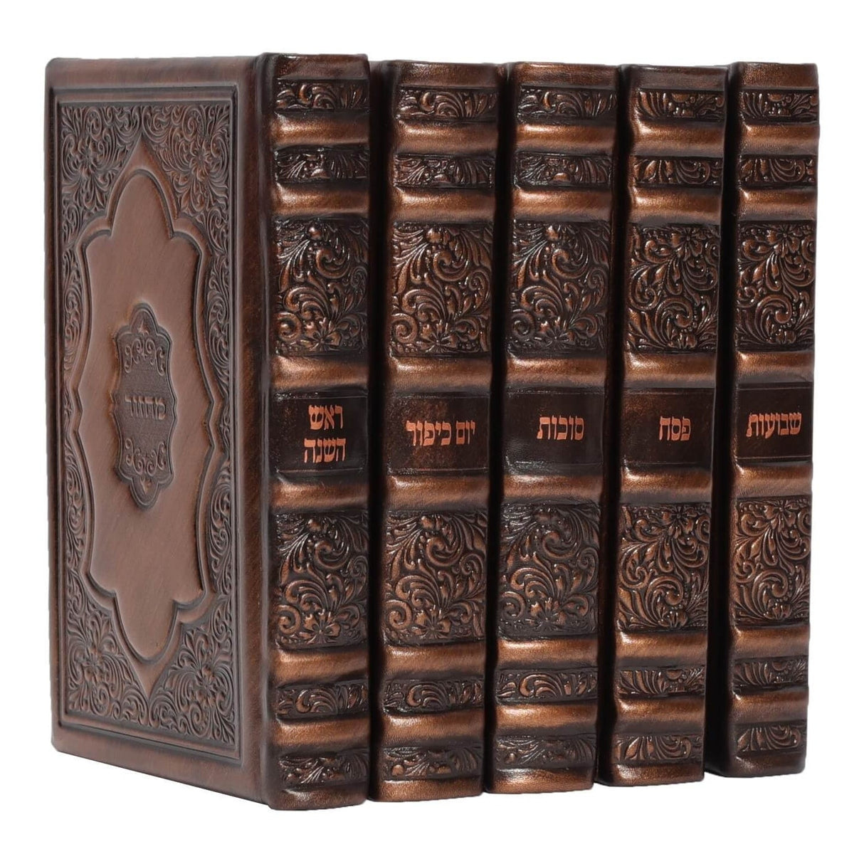 מחזור להבנה ה"כ גדול ספרד - כפתור ופרח ANTIQUE BROCADE BRONZE