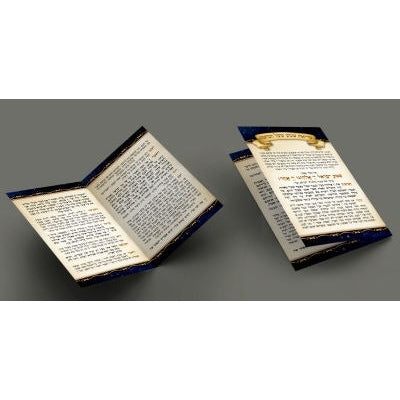 מחזיק ברכה / Machzik Bracha Tefiloth Holder Blue