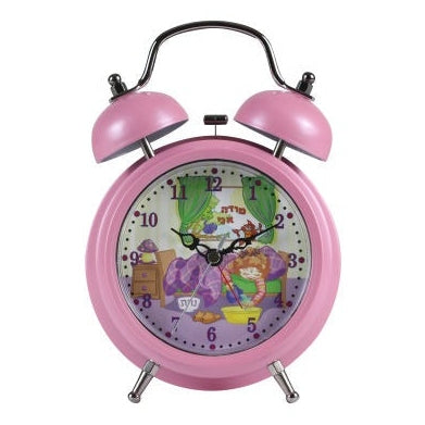 Modeh Ani Singing Alarm Clock Bell - Girl Pink