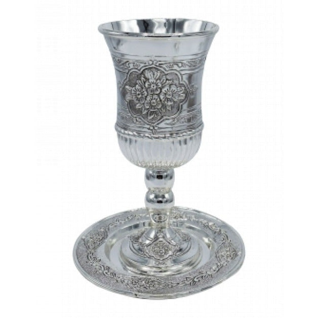 Ner Mitzvah Kiddush Cup Kiddush Cup with Tray