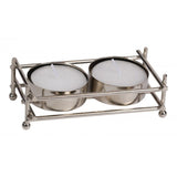 Nickel Plated Tealight Holder