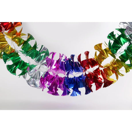 Noy Sukkah, Two Row Colored Chain 25 Section, 10.5" Diameter.