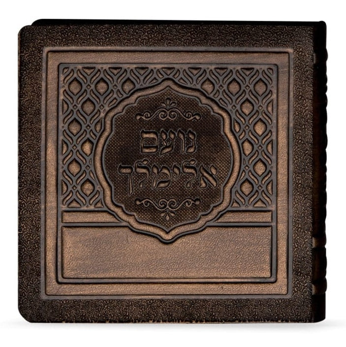 נועם אלימלך 8 ס"מ - צילום דפוס ראשון - שמחונים leather bronze