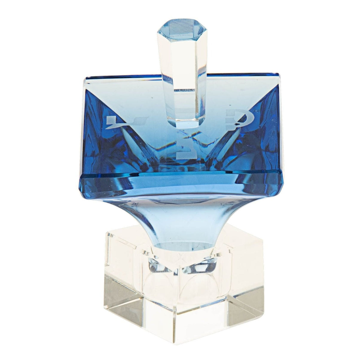 OPTIC BLUE CRYSTAL DREIDEL