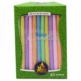 Pastel Chanukah Candles