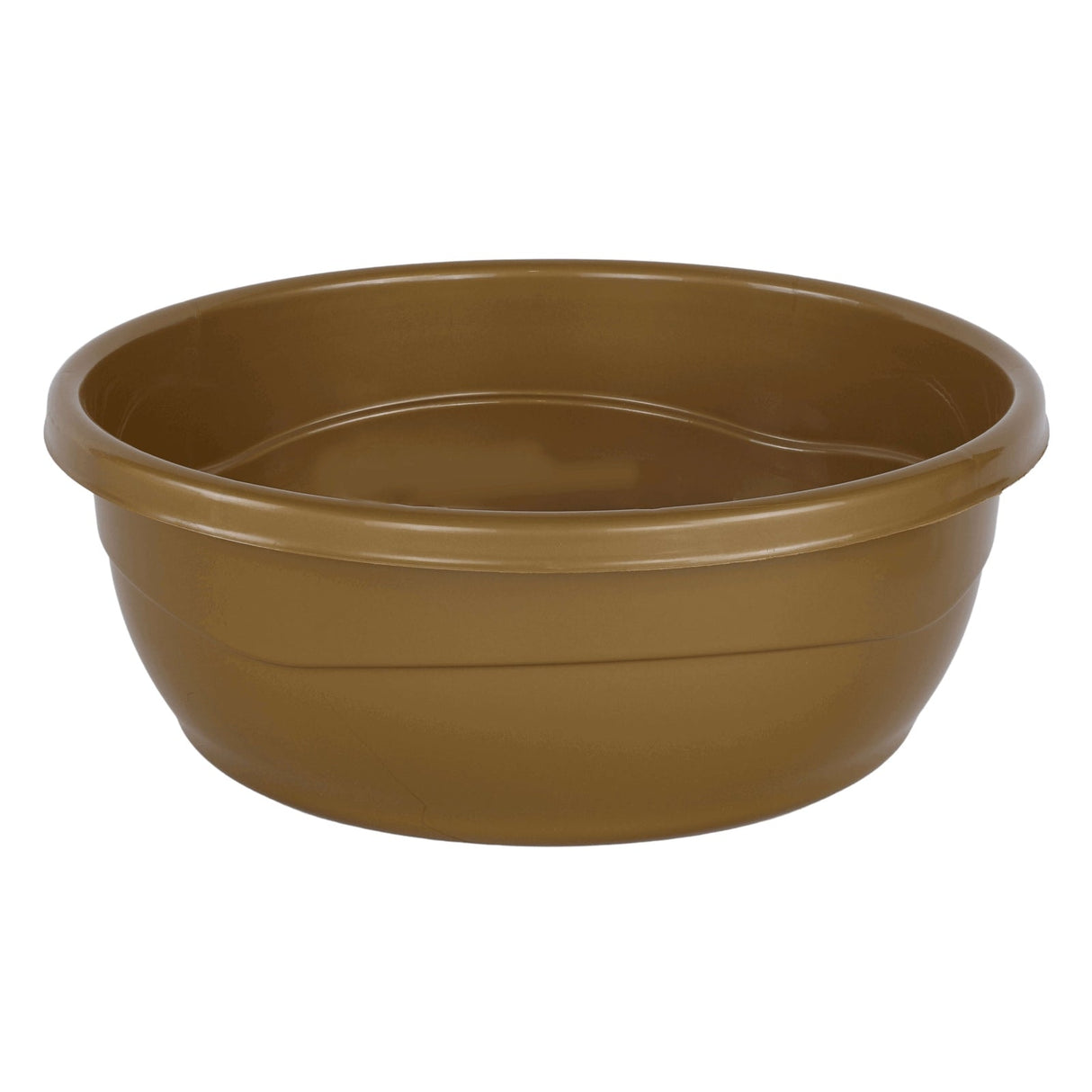 Plastic Washing Bowl Metallic Gold