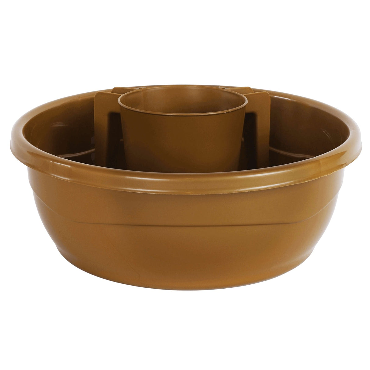 Plastic Washing Bowl Metallic Gold