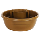 Plastic Washing Bowl Metallic Gold