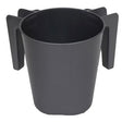 Plastic Washing Cup Metallic Silver