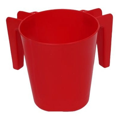 Plastic Washing Cup Red